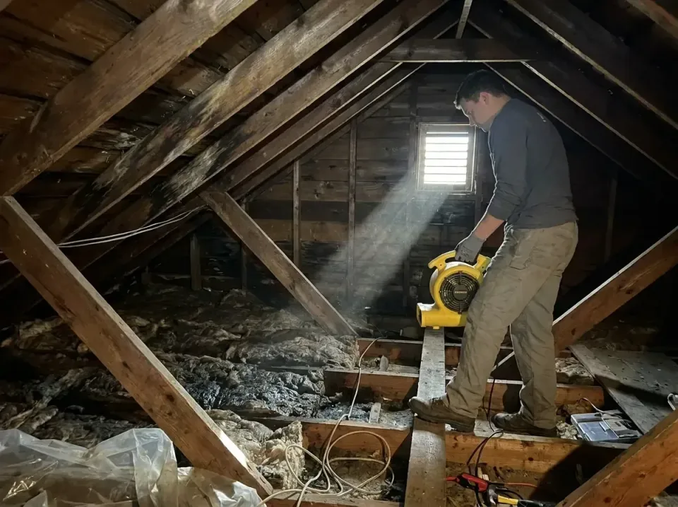 attic-water-damage-drying-proc-007 — frequently asked questions, Emergency Water Extraction & 24/7 Flood Response in Herrima…